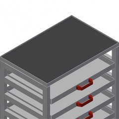 TWS 500 Prateleiras para acessórios elumatec